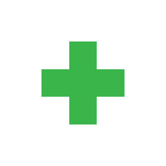 Obraz premium Healthcare cross icon graphic design template vector