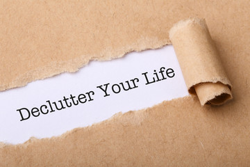 Declutter Your Life Concept