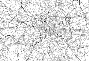 Area map of London, United Kingdom