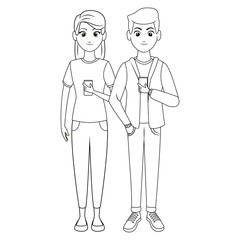 young people couple