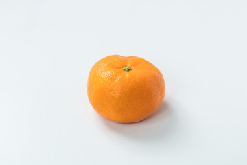 白背景デザイン用単体のみかん