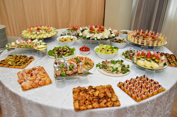 fresh christening appetizer