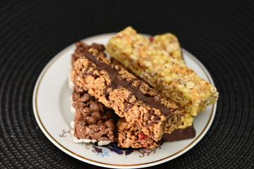 Cereal Bars, Muesli, Fitness, Nuts, Seeds 