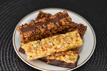 Cereal Bars, Muesli, Fitness, Nuts, Seeds 
