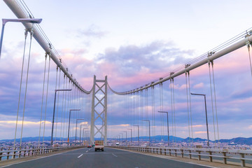 鳴門大橋 高速道路の風景