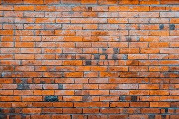 Old red bricks wall.