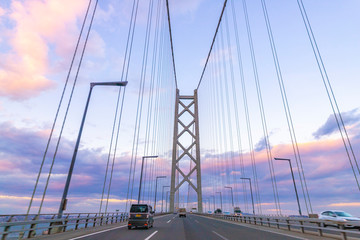 鳴門大橋 高速道路の風景