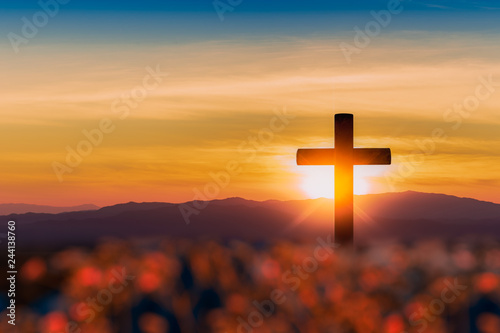 wallpapers Cross On Mountain Background wallsheaven