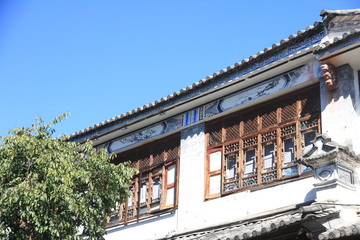 Historical Houses in Dali, Yunnan Province, China