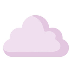 cute fairytale clouds icon