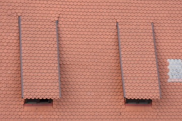 Roof in Romania (roof, tile)