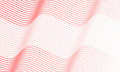 Vector Illustration of the pattern of red flag lines on white background. EPS10.