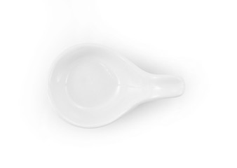 white bowls on white background