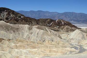 Zabriskie point in Death Valley National Park, California, USA