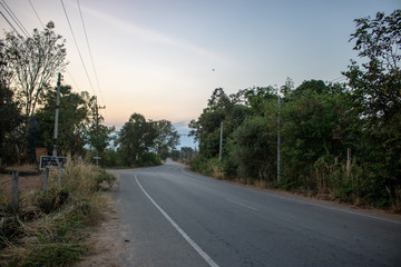 Natural scenery,road 