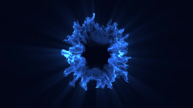 10 Blue Particles Shockwaves Overlay Graphic Elements