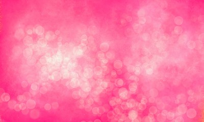 pink background with light bokeh with copy space for text 