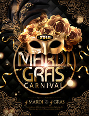 Mardi gras carnival poster