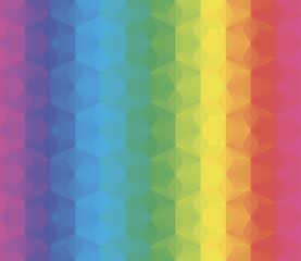 vector composition with grid, tiles, 3d effect