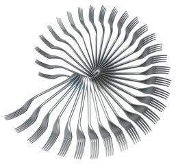 Fork Metal Helix