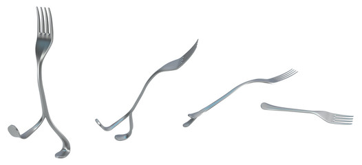 Fork Metal Legs Grow