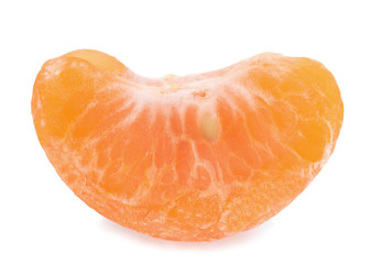 tangerine fruit isolated on white background