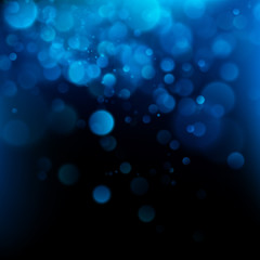 Blue bokeh abstract background. EPS 10