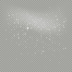 Christmas snow falling overlay effect. EPS 10