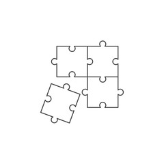 Puzzle solution icon