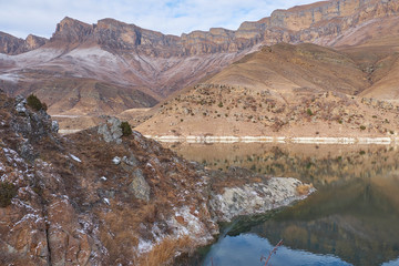 Russia, Kabardino-Balkaria, Lake Gizhgit