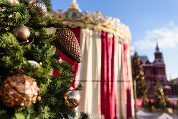 Christmas tree in Red Square