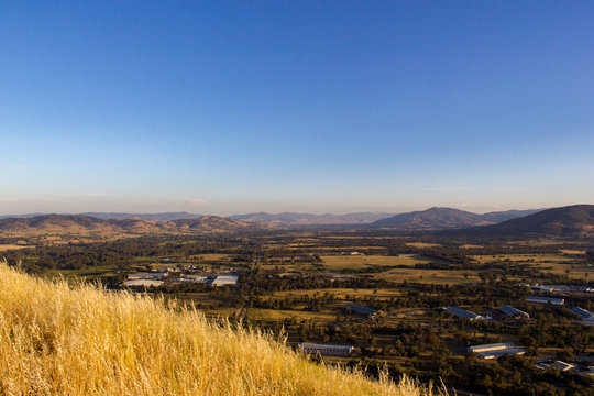 view over Albury Landscape - located in NSW Australia