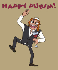 drunk jew purim greetings