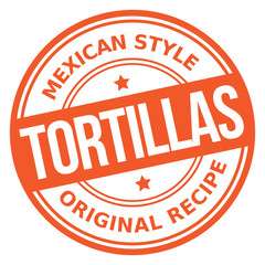 Tortillas Rubber Stamp