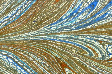 Abstract chaotic oil painting. Texture and background artistic.