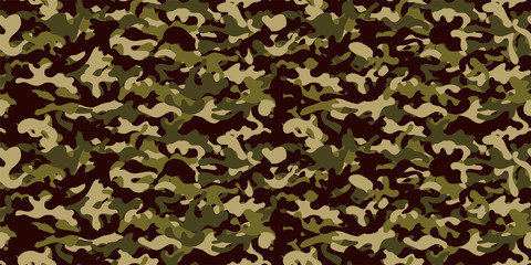 Camouflage background. Seamless pattern.Vector. 迷彩パターン