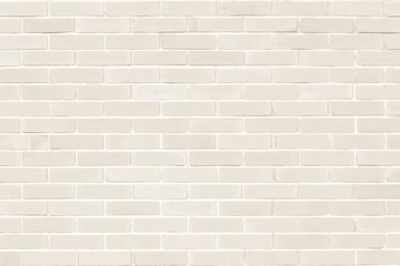 Fototapeta premium Brick wall texture pattern background in natural light ancient sepia beige brown color