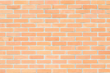 Brick wall texture background in orange brown color