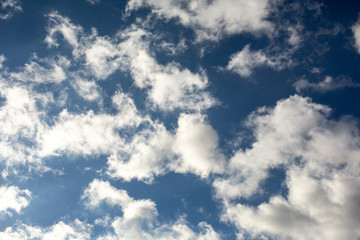 Obraz premium Clouds on the blue sky