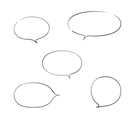 ふきだしのセット