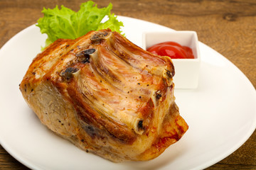 Roasted pork