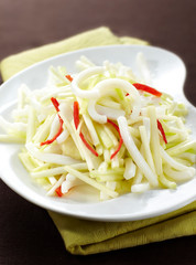 Delicious Chinese cuisine, fried vegetarian dishes