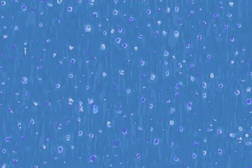 Blue abstract background representing air bubbles in the water