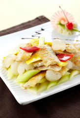 Delicious Chinese cuisine, lychee fish