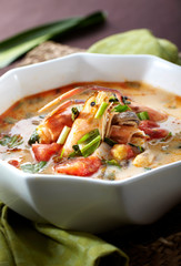 Delicious Thai cuisine, Tom Yum Kung Soup
