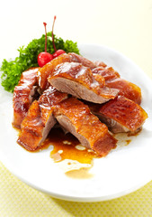 Delicious Chinese cuisine, roast goose