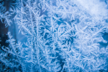 frost on the glass background