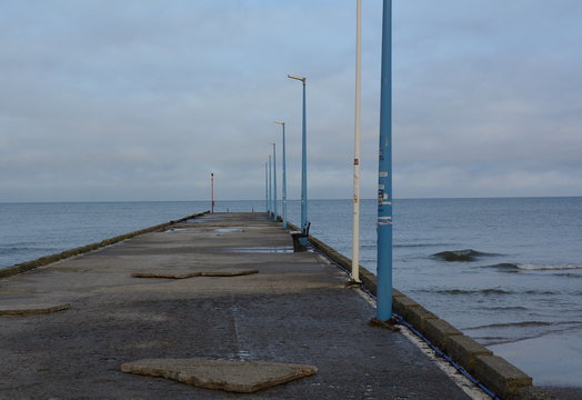 Fischereihafen in Rewal