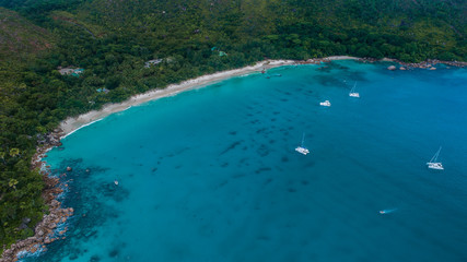 anse lazio seychelles aerial drone