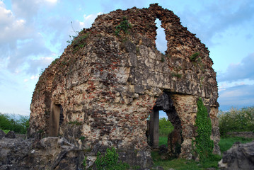 Ruins of the Geguti royal palace in Kutaisi, Georgia